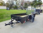 5×10 ft Utility Trailer – Straight Deck with 18″ Sides & Tall Rear Loading Gate | TSH - Image 3