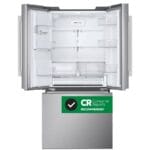 LG – 33-in Wide Standard-Depth MAX 24.5 Cu. Ft. Smart French Door Refrigerator with Dual Ice – Stainless Steel - Image 5