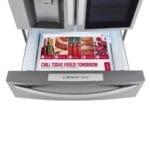 LG LRMVS3006S 29.5 Cu. Ft. Stainless French-door Smart Refrigerator - Image 3