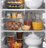 GE – 33 in. Wide 21.9 Cu. Ft. Top-Freezer Refrigerator with Garage Ready Performance – White - Image 11