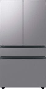 Samsung BESPOKE 36-Inch 29 Cu. Ft. 4-Door French Door Smart Refrigerator with Beverage Center – Stainless Steel