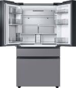 Samsung BESPOKE 36-Inch 29 Cu. Ft. 4-Door French Door Smart Refrigerator with Beverage Center – Stainless Steel - Image 4