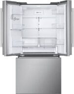 LG – 33-in Wide Standard-Depth MAX 24.5 Cu. Ft. Smart French Door Refrigerator with Dual Ice – Stainless Steel - Image 10