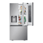 LG 33 Inch Freestanding French Door Smart Refrigerator with 25 Cu. Ft. Capacity in Stainless Steel LF25S6560S - Image 2