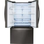LG LRFS28XBD 27.7 Cu. Ft. Black Stainless Steel French Door Smart Refrigerator - Image 4