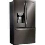 LG LRFS28XBD 27.7 Cu. Ft. Black Stainless Steel French Door Smart Refrigerator - Image 2