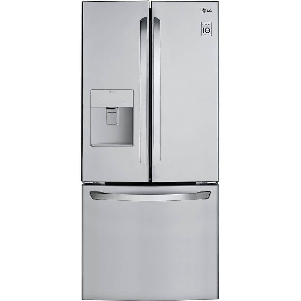 LG-LFDS22520S-22-Cu-Ft-Stainless-French-Door-Refrigerator_b16b542d-86f5-4789-b162-8d2e4882f266.47e3cfa58f29f67501709ba87ab7cc61 LG LFDS22520S 22 Cu. Ft. Stainless French Door Refrigerator - Image 1