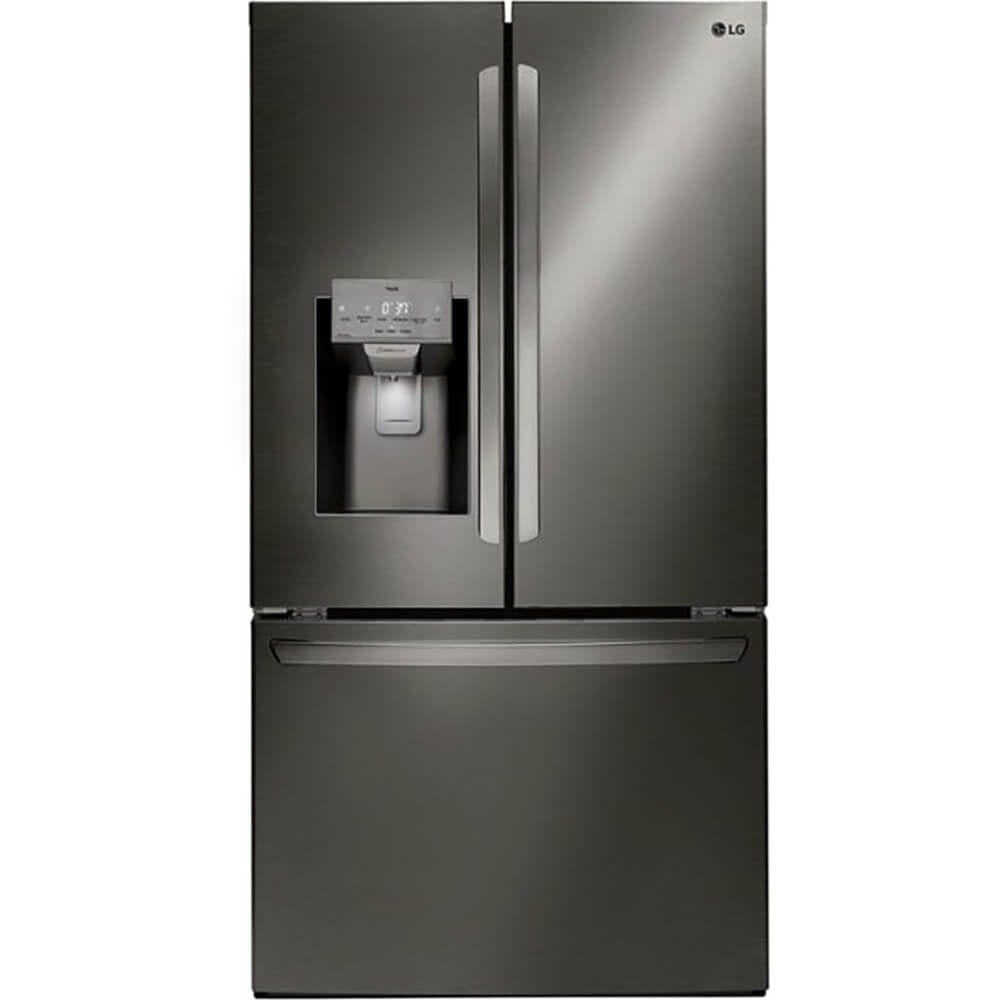 LG-LRFS28XBD-french-door-freestanding-refrigerator_d9f1377f-f29c-43d8-9413-4bb049a8f1b5.af84e5f048dd9aa1178e1b18b891a389 LG LRFS28XBD 27.7 Cu. Ft. Black Stainless Steel French Door Smart Refrigerator - Image 1