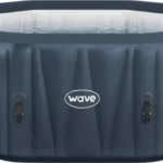 Wave Aegean Inflatable Hot Tub – 6-Person Octagonal Spa with Integrated Heater