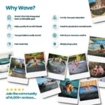 Wave Atlantic Inflatable Hot Tub – 6-Person Round Spa with Integrated Heater - Image 2