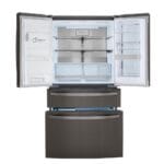 LG LRMVC2306D 23 Cu. Ft. Black Stainless French Door Smart Refrigerator - Image 2