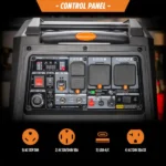 GENMAX GM8500iAED Dual Fuel Inverter Generator – 8500W/6500W, 50A, Remote Start & CO Sensor - Image 4