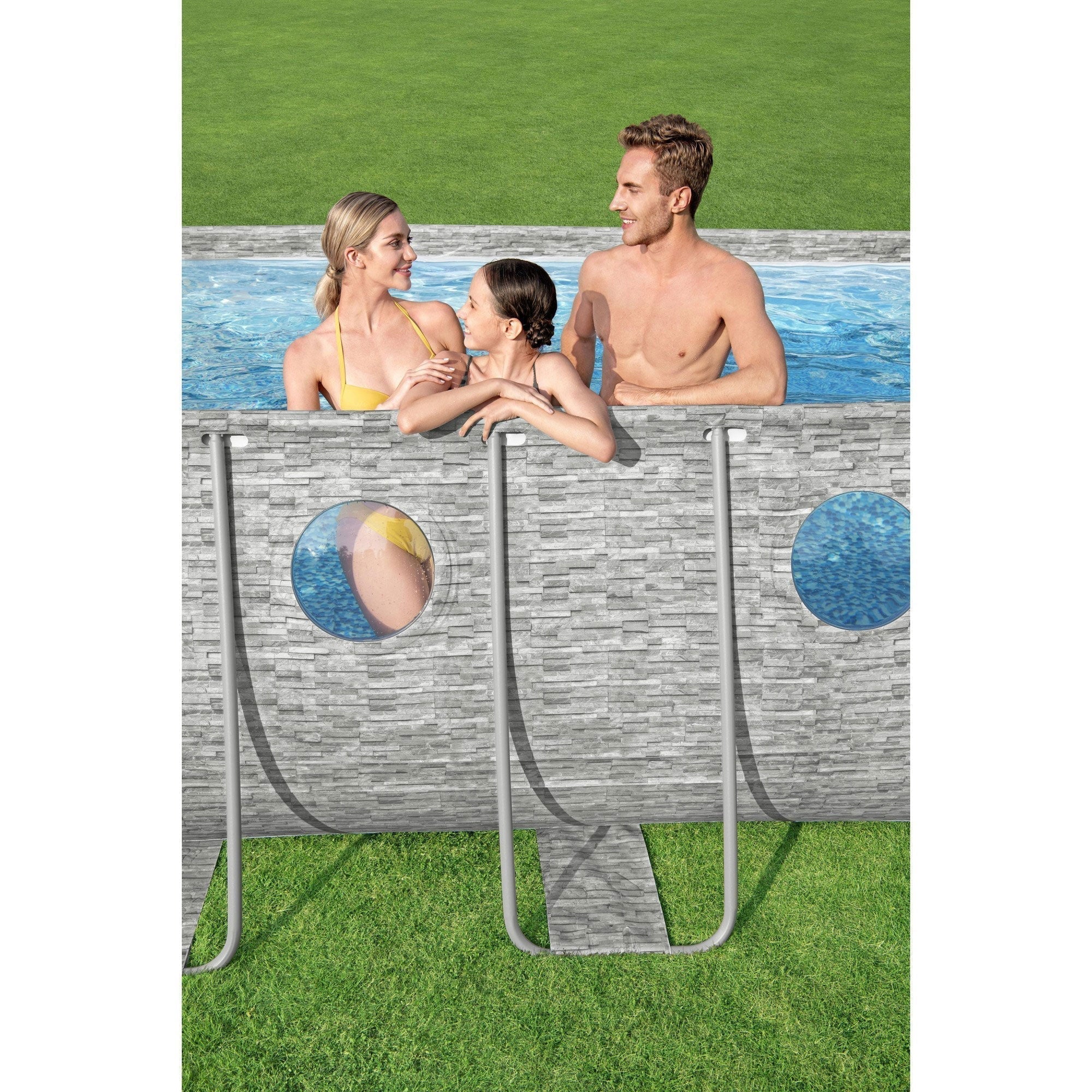 Bestway Power Steel Swim Vista 18' x 9' x 48" Above Ground Swimming Pool Set - Image 10